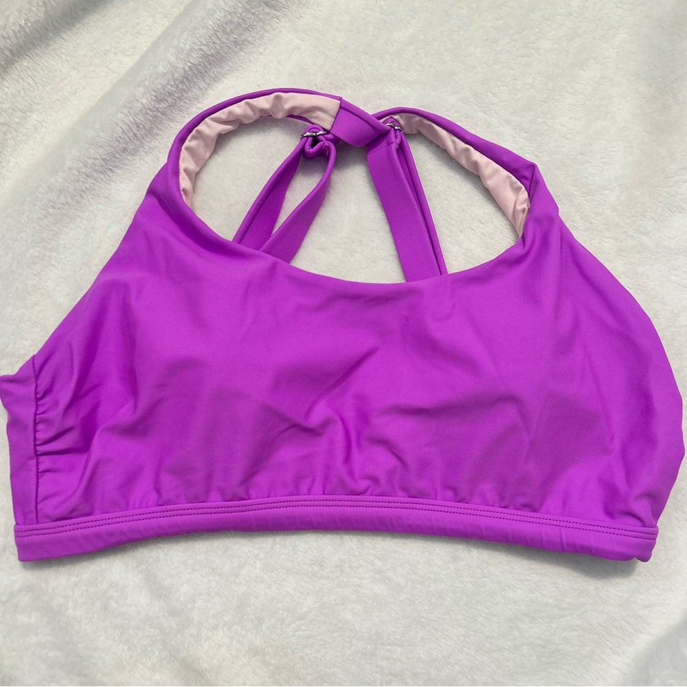 Title Nine Purple Bikini Top